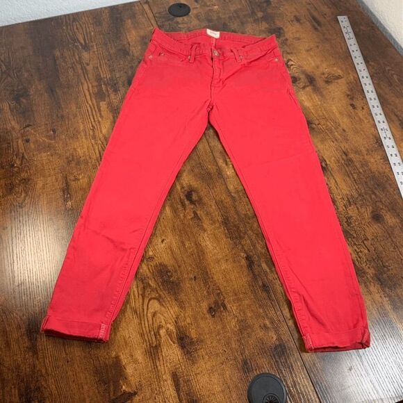 HUDSON JEANS women’s Skinny Red Jeans‎ Size 29 Pants - Picture 1 of 7